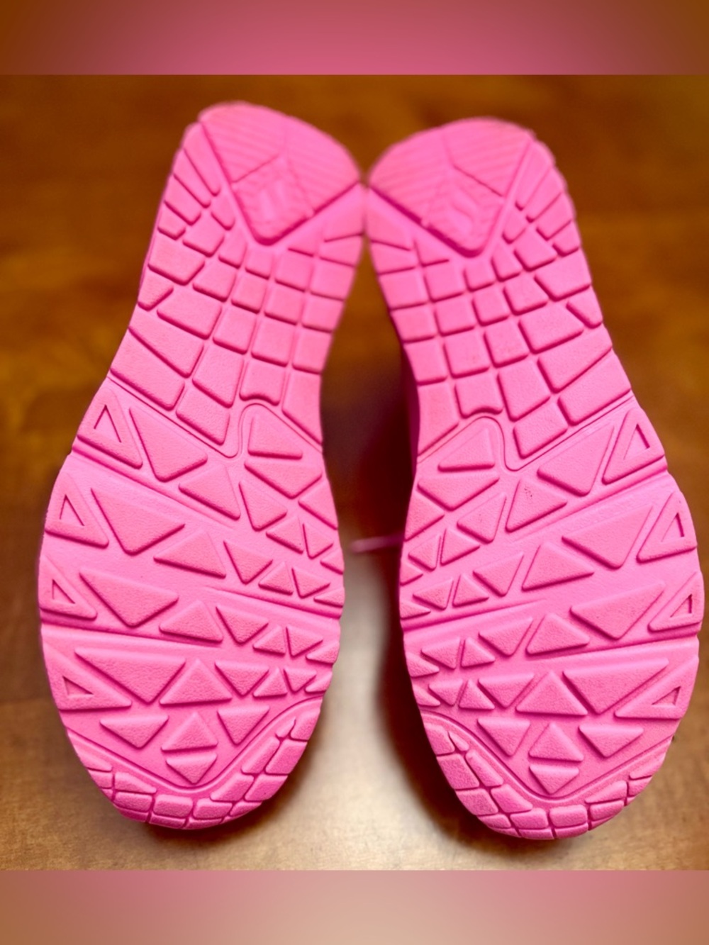 Skechers Hot Pink Women's Air-Cushioned Athletic Sneakers - Picture 9 of 16
